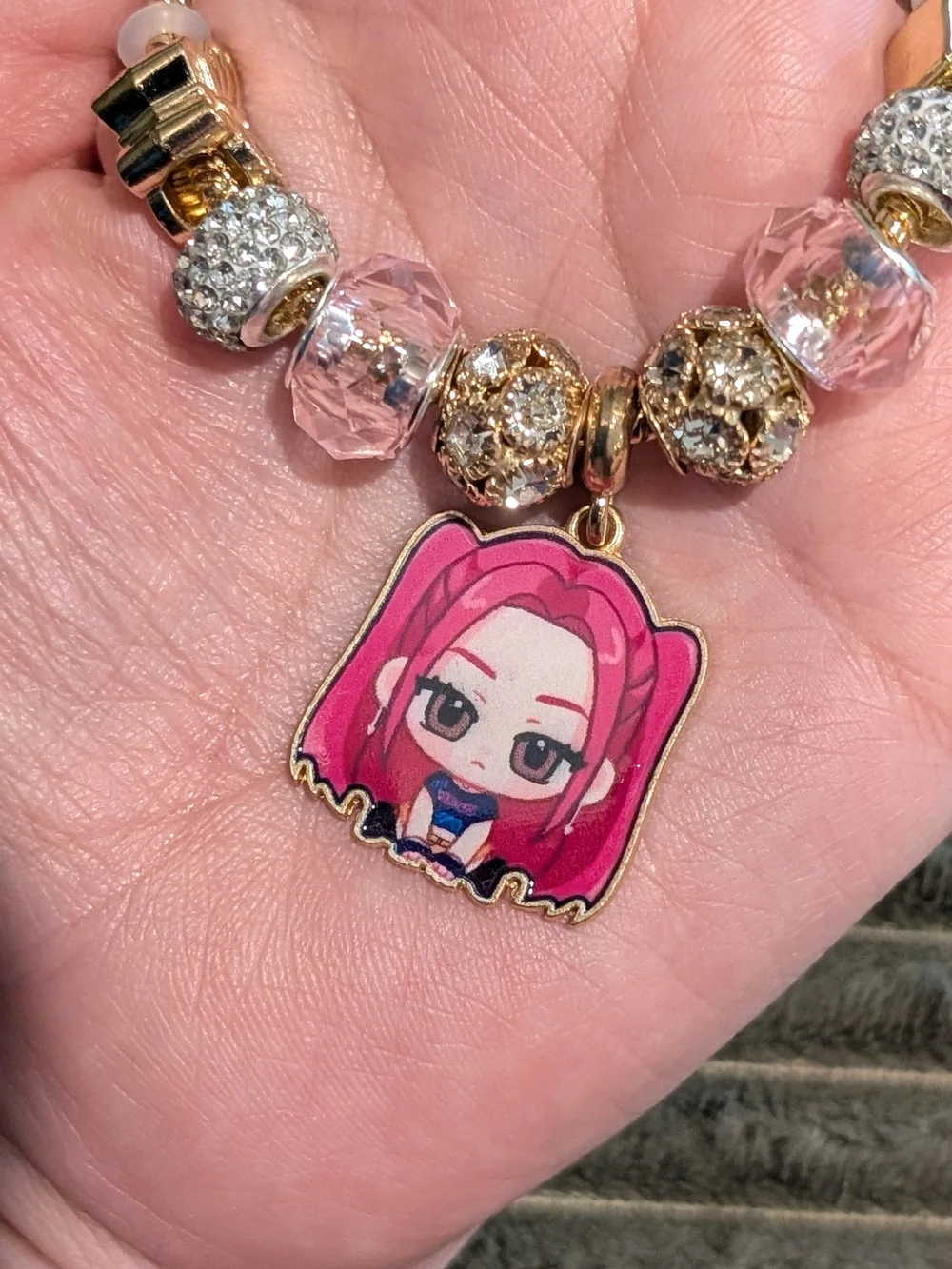 New K-pop Demon Hunters Mira Charm Bracelet